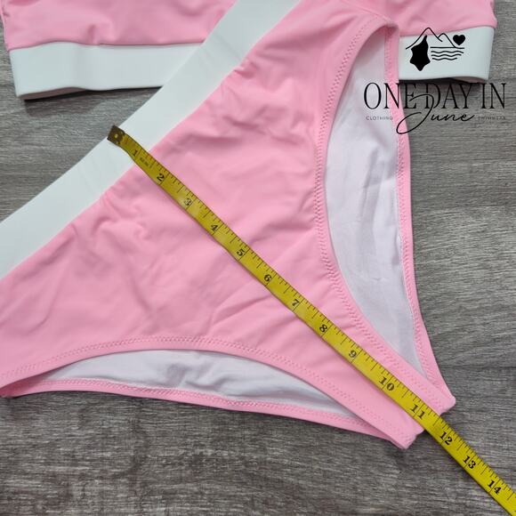 Aleumdr Crop Bikini Swimsuit Size M - Picture 5 of 6